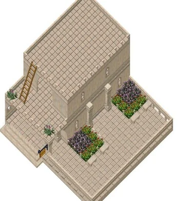 Casa de Mármol con Patio